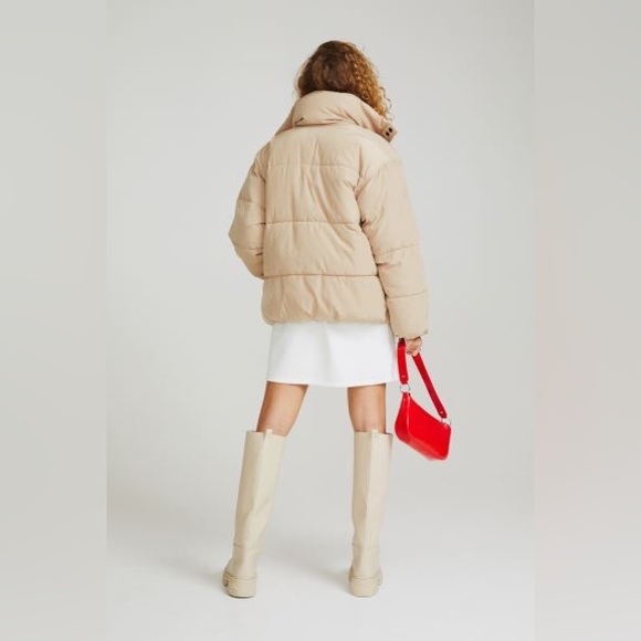 H&M Beige Puffer Jacket - Picture 4 of 10